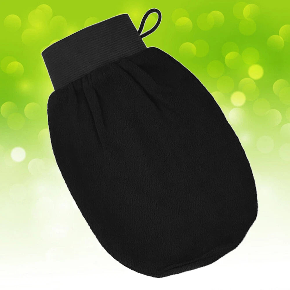 Exfoliating Mitt Loofah Back Massager Gloves Shower Women Bath Scrubber