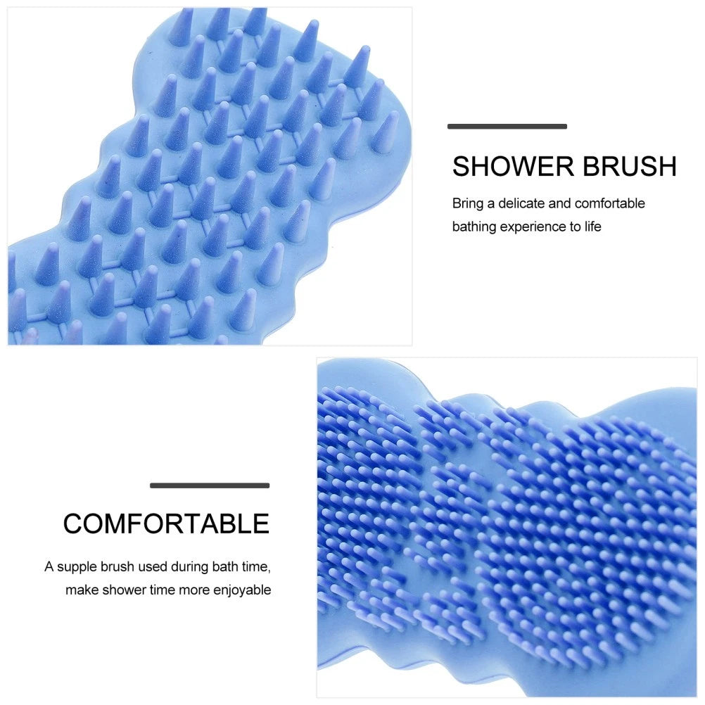 Multifunctional Bath Silicone Body Scrubber Shower Tool