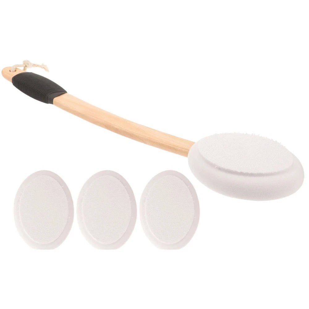 Anti- Bath Brush Set Body Lotion Applicator for Back Baby Cream