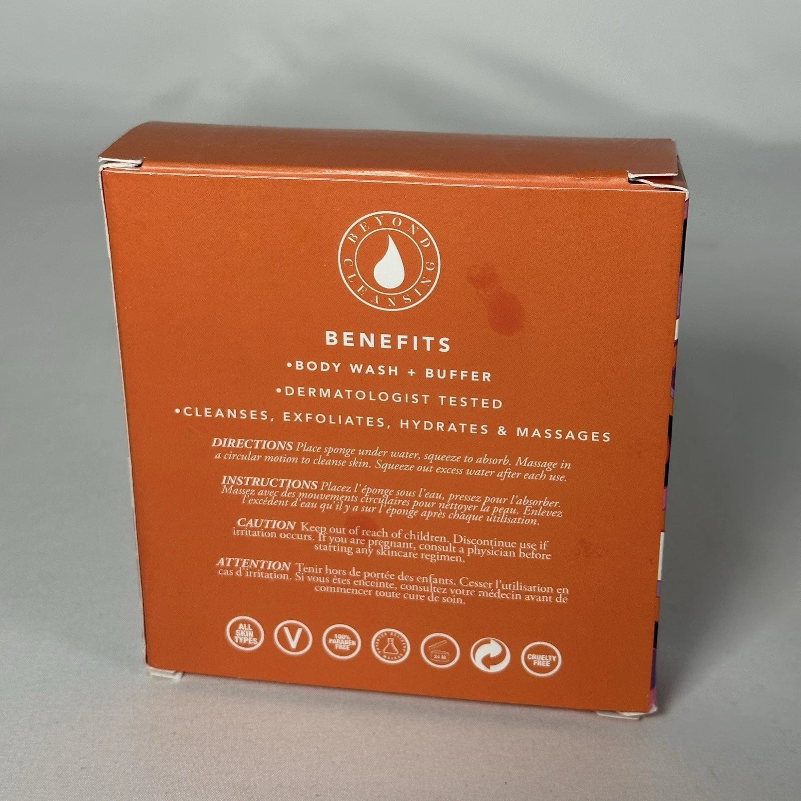 Spongelle body wash infused buffer - New - Blood Orange Sorbet