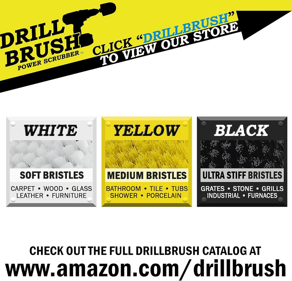 Bathroom Accessories - Cleaning Supplies - Boat Brush - Deck Scrub Yellow