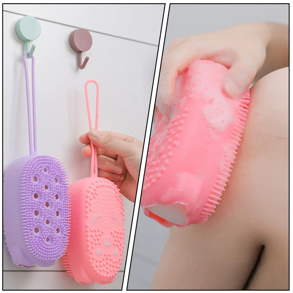 6 Pcs Bath Brush Body Bathing Scrubber Cleaning Scrubbers for Home