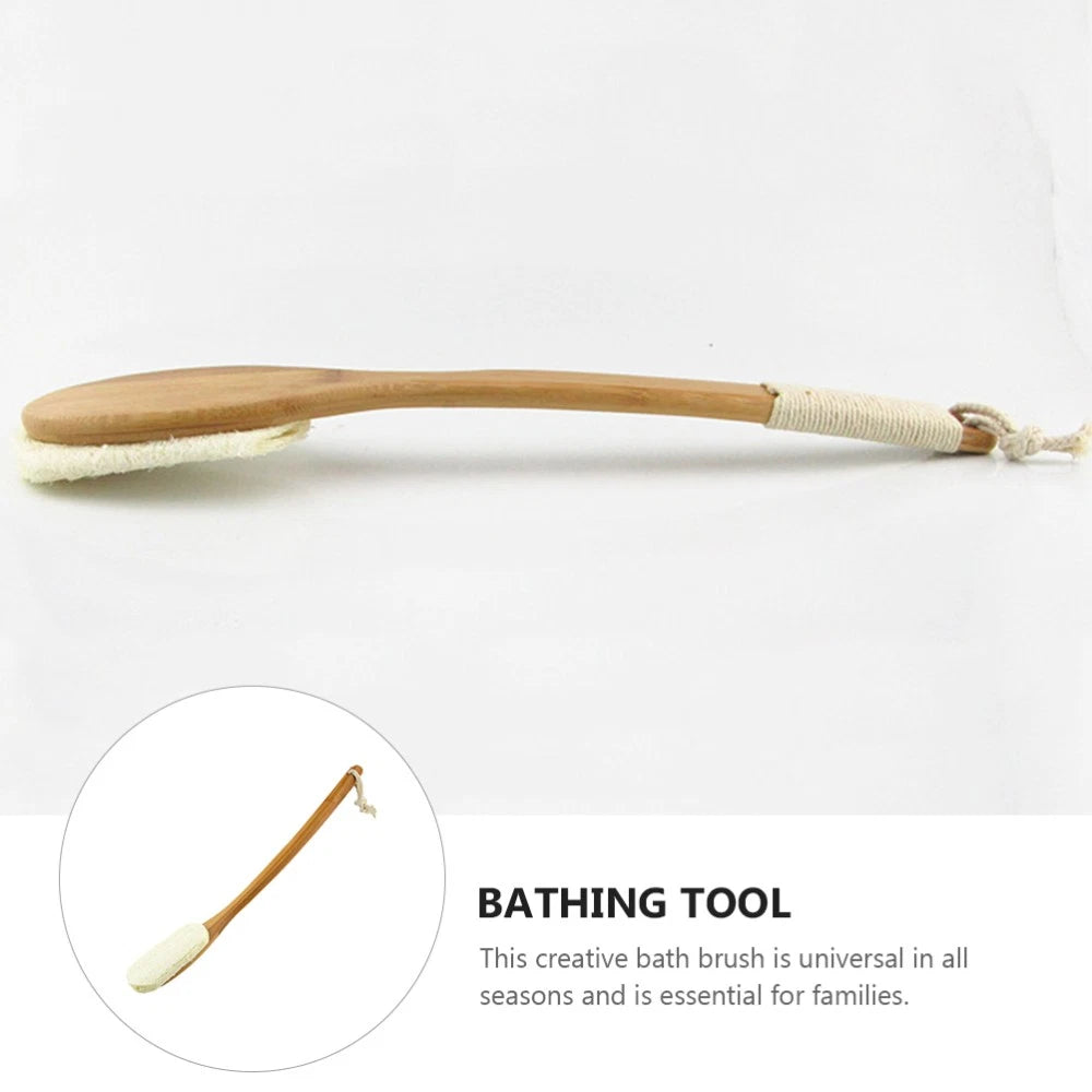 Loofah Bath Brush Shower Exfoliating Bathtub Scrubber Man Practical Long Handle