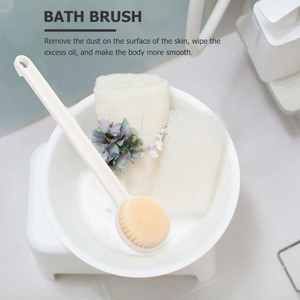 Back Scrubbing Brush Soft Bath Shower for Cleaning Body Scrubber Massage