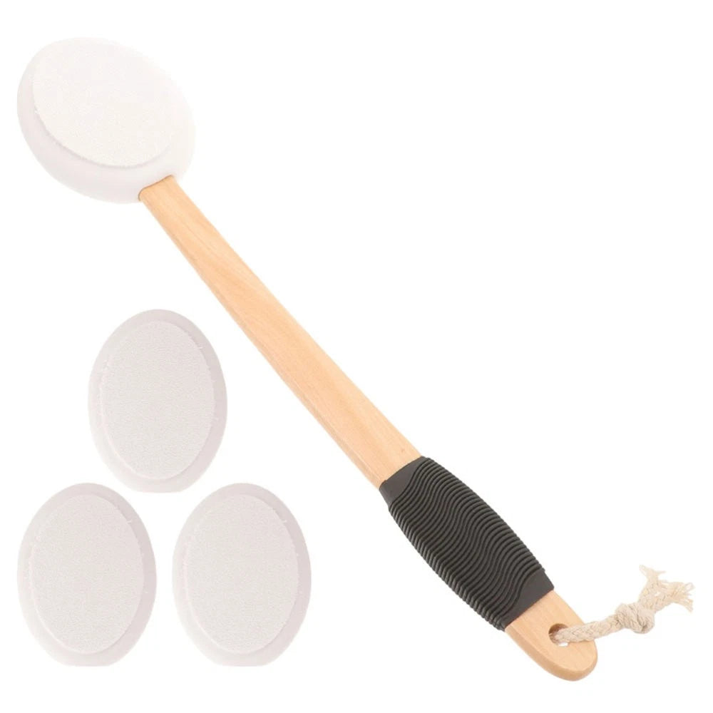 Anti- Bath Brush Set Body Lotion Applicator for Back Baby Cream