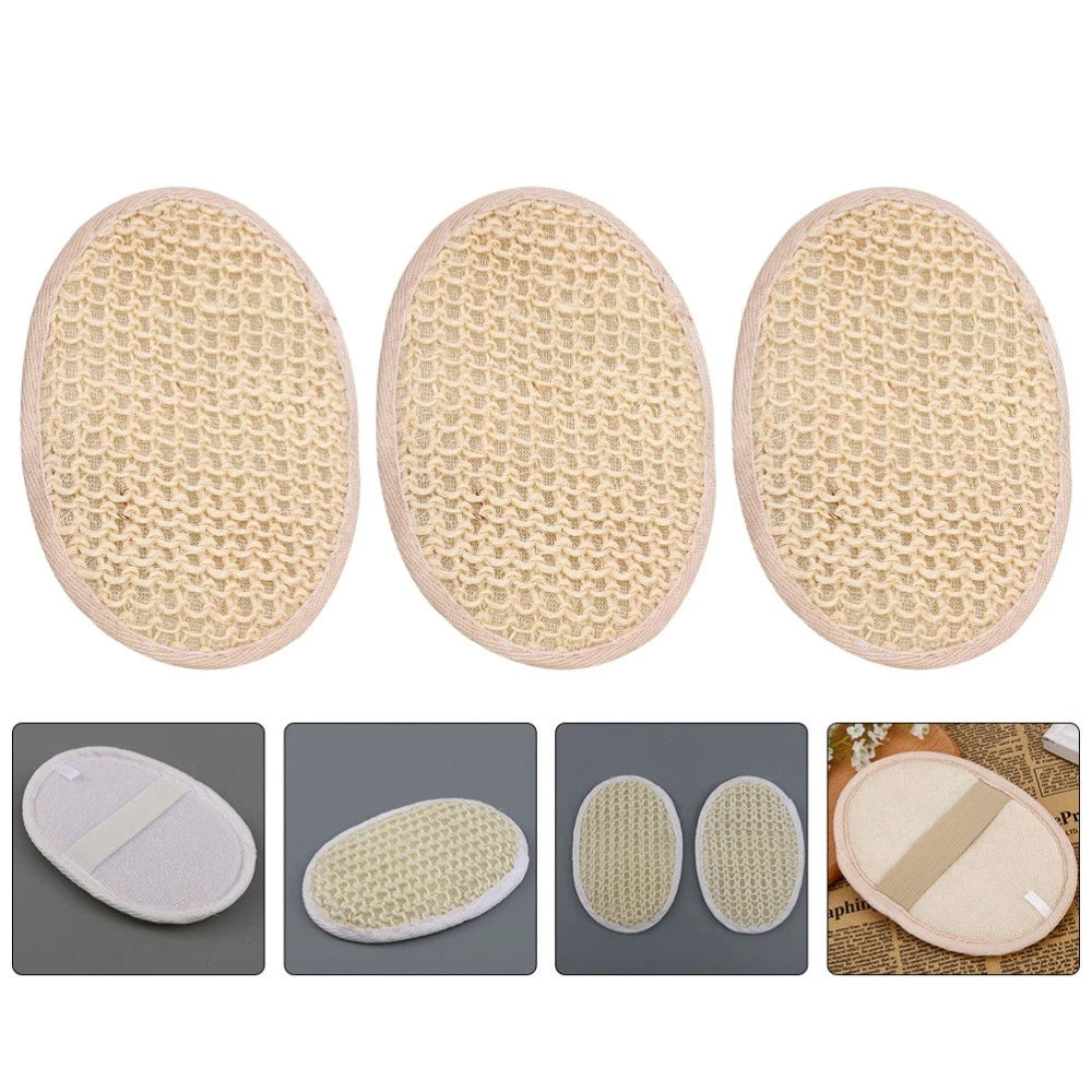 6 Pcs Loofah Bath Towel Man Exfoliating Shower Brush Body Scrubber