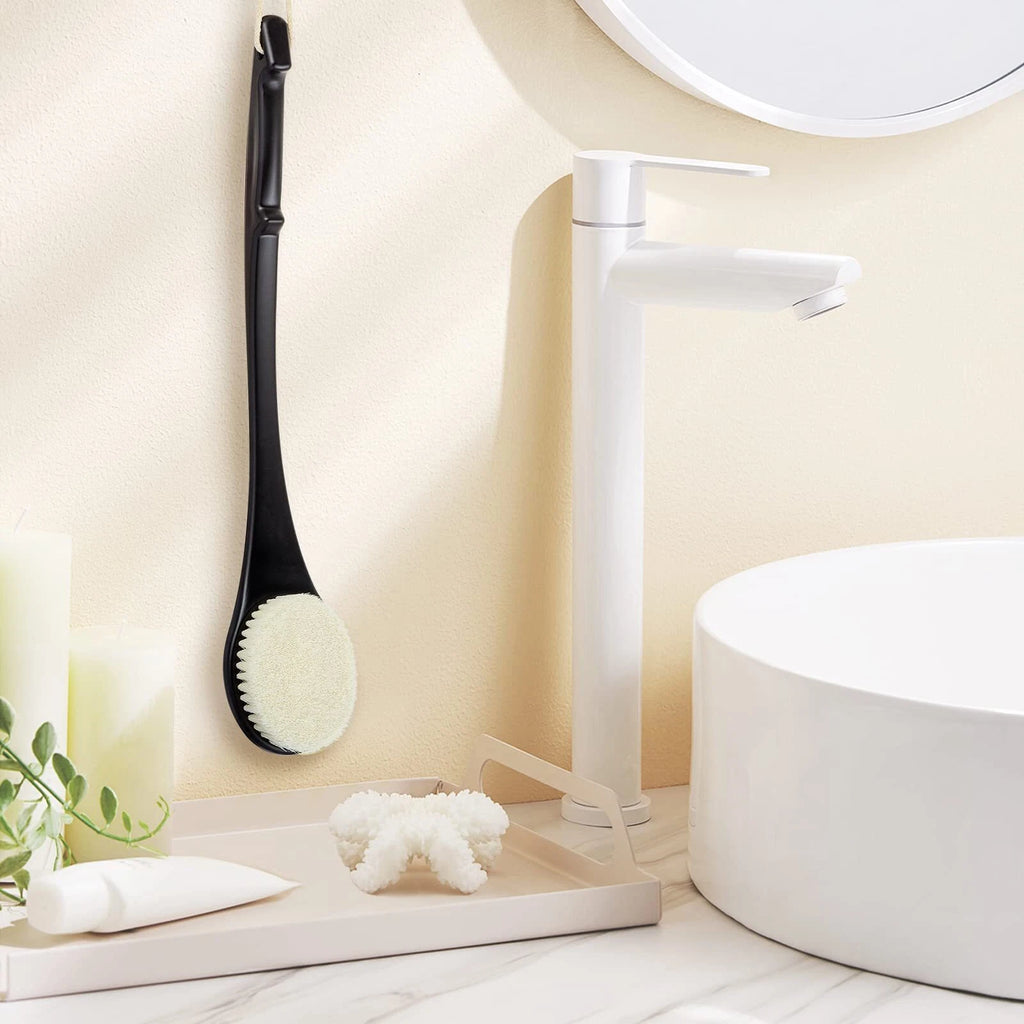 Back Brush Long Handle Shower Bath Body Exfoliating Never Mold For 17 Inches Dry