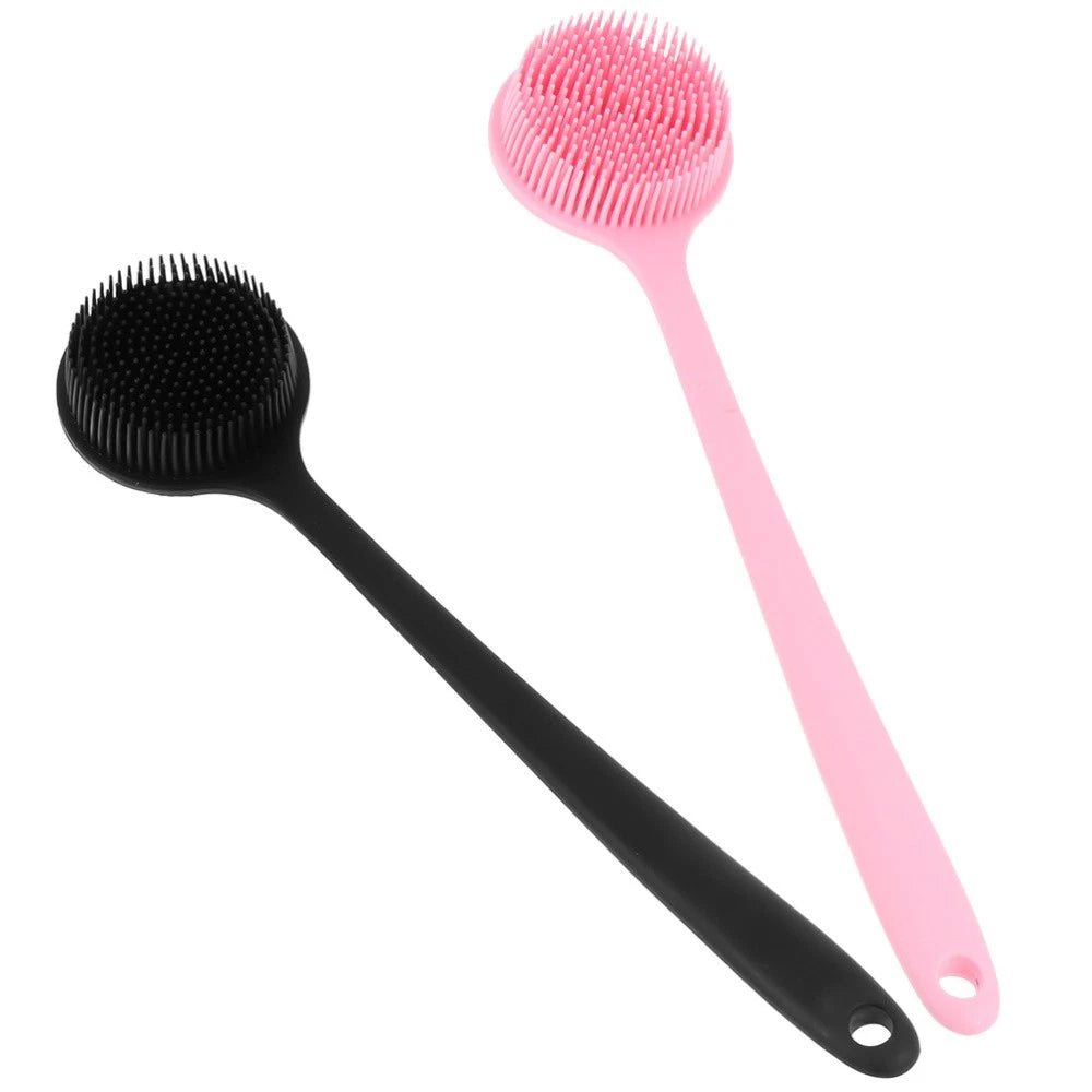 2 Pcs Bath Brush Back Scrubber for Shower Exfoliating Body Cleaning