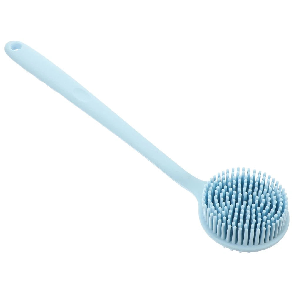 Silicone Bath Brush Scrubber Man Back for Shower Body with Handle