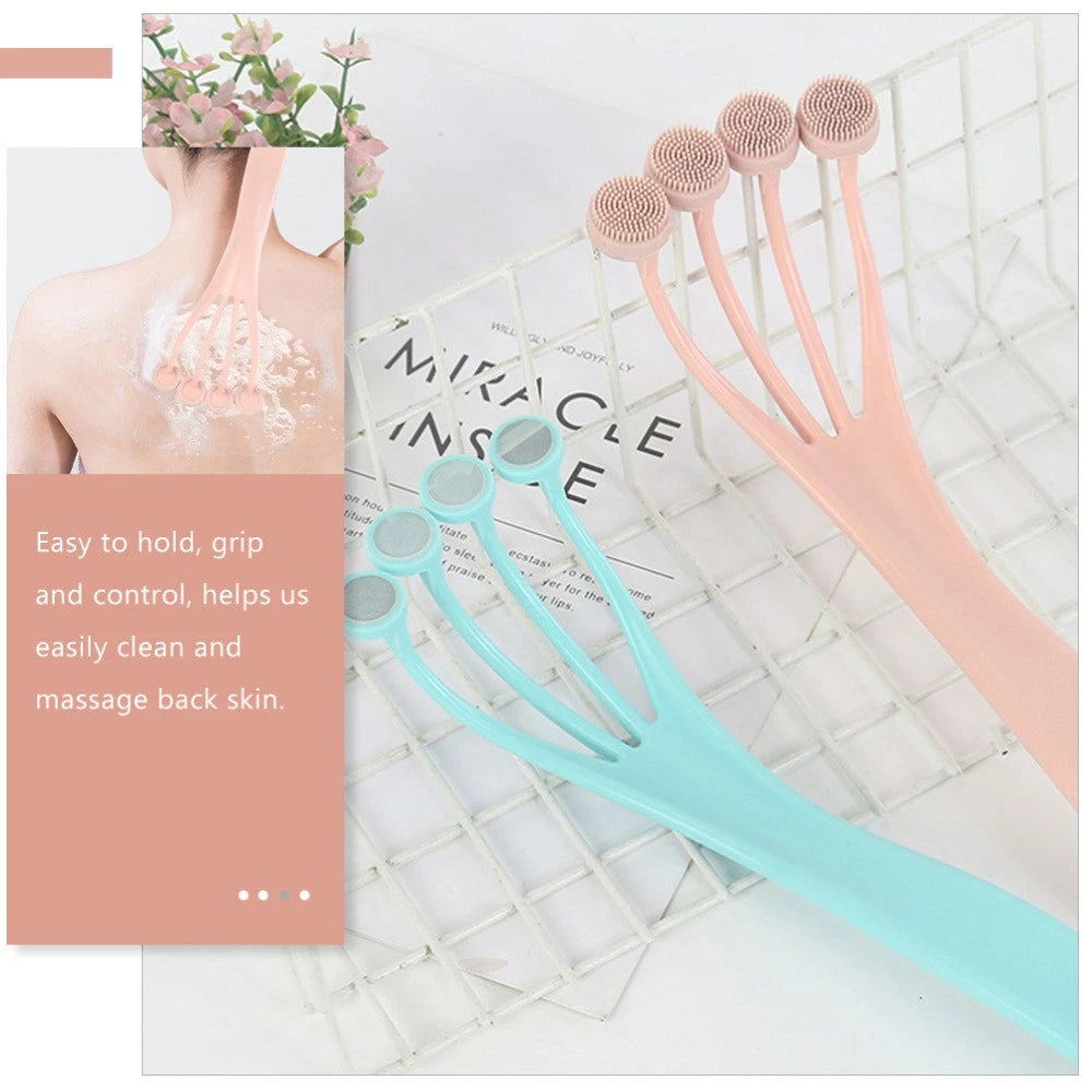 Bath Brush Body Shower Women's Man Exfoliating Back Scrubber for