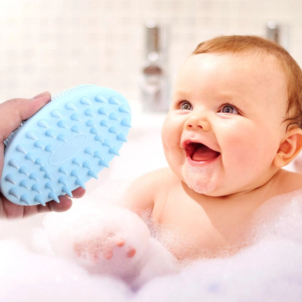 2 Pack Silicone Bath Brush Body Brushes for Shower Scrubber Baby