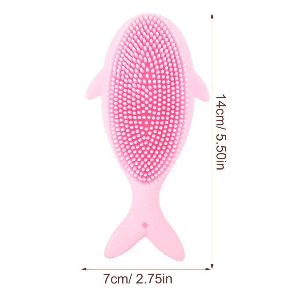 Baby Shower Brush Whale Shaped Bath Cleaning Tool newborn bath brush