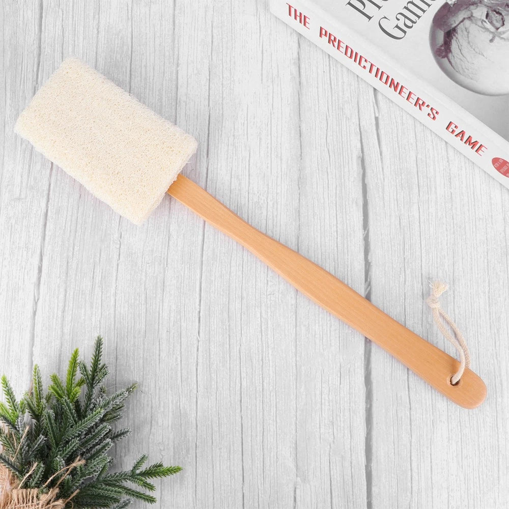Loofah Bath Brush Exfoliating Back Scrubber with Handles Man Shower