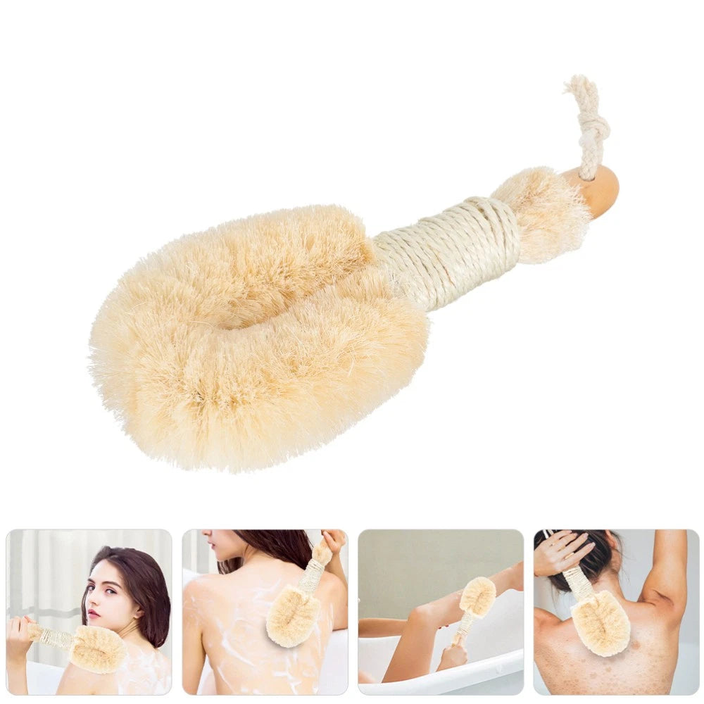 2 Pcs Silk Bath Brush Miss Exfoliating Back Body Scrubber Brushes for