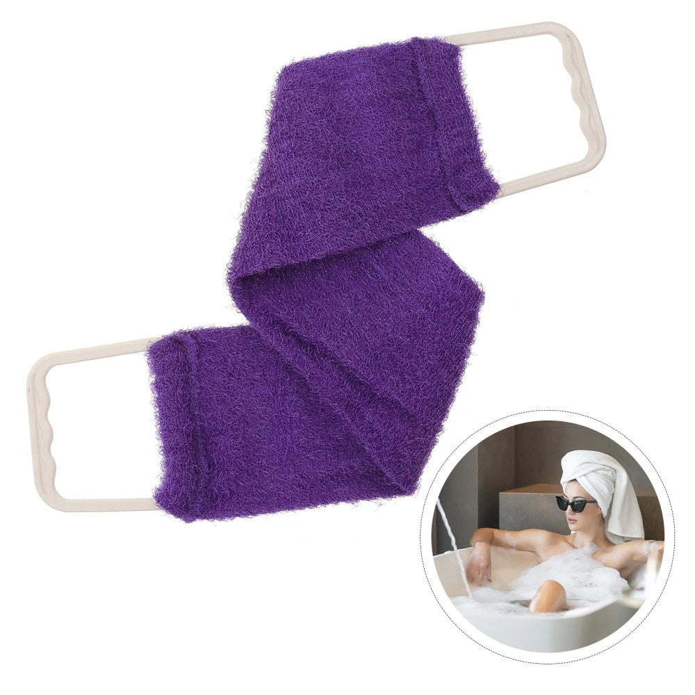Bath Towel Exfoliating Scrubber Back Washcloth Miss Man Strip Brush