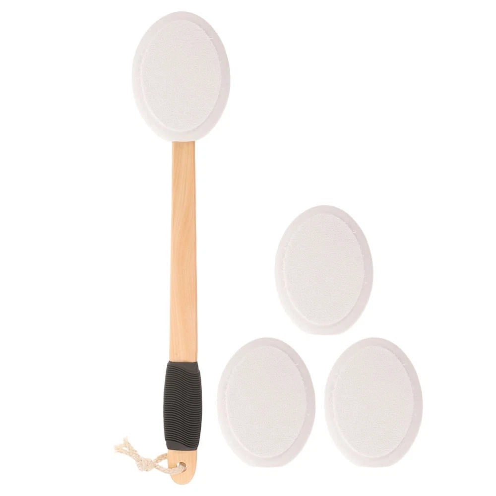 Anti- Bath Brush Set Body Lotion Applicator for Back Baby Cream