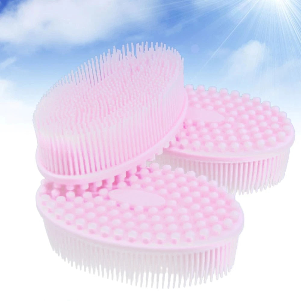 Bath Brush Exfoliating Scrub Body Scrubber Exfoliator Man Skin Silicone Shower