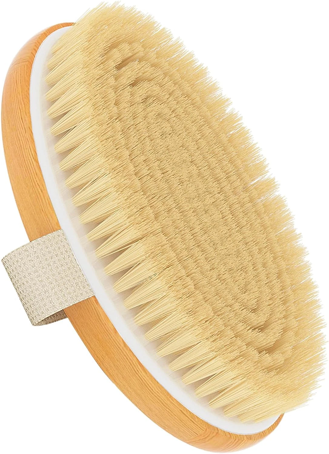 Dry Brushing Body Brush, Exfoliating Scrubber, Natural Bristles for Skin Care