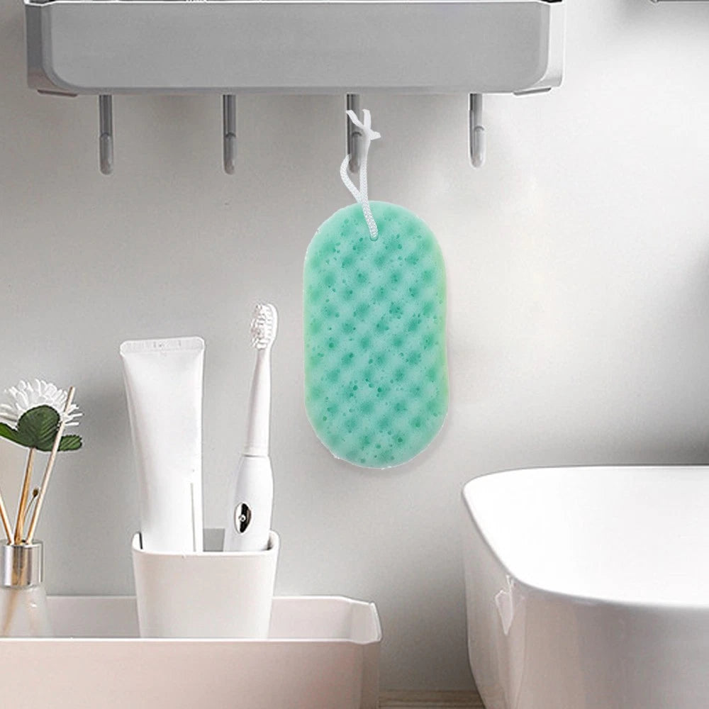 3 Pcs Massage Sponges Bath Child Man Scrubbing Scrubber Bathroom for Body
