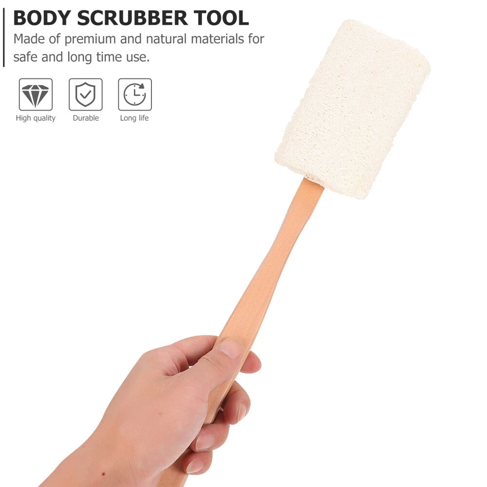 Soft Back Brush Loofah Dish Bath Tool Natural Scrubber