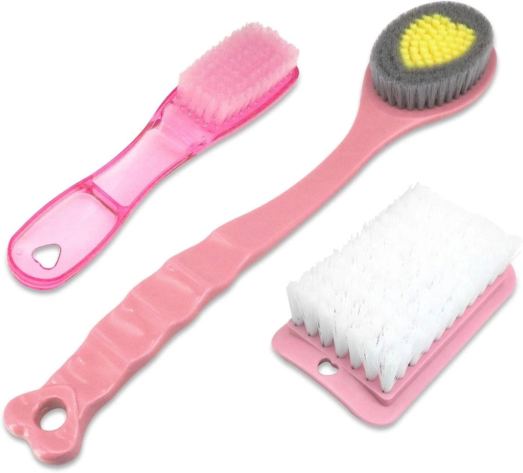 Bath Brush with Long Handle,Back Cleaning Brush,Back Scrubber -Bath & Shower UK