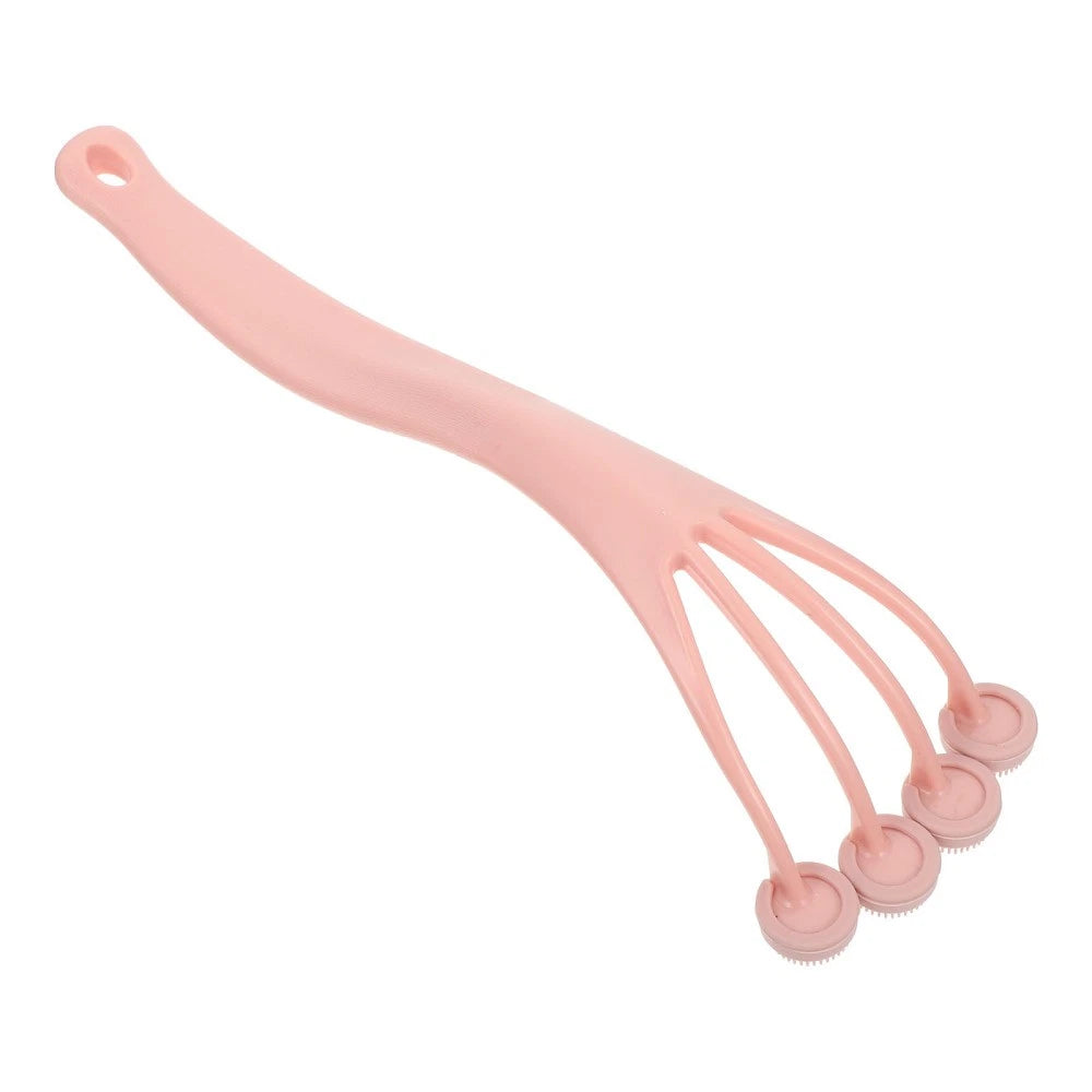 Exfoliating Bath Brush Shower Back Scrubber for Body with Long Handle