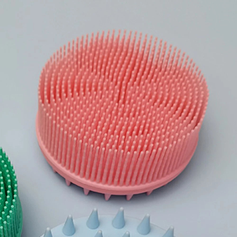 Bath Brush Brushes Silicone Body Shower Baby Cleaning Hair Scrubber