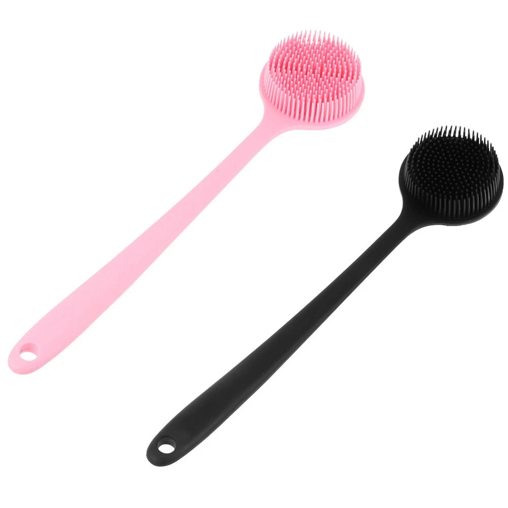 2 Pcs Bath Brush Back Scrubber for Shower Exfoliating Body Cleaning