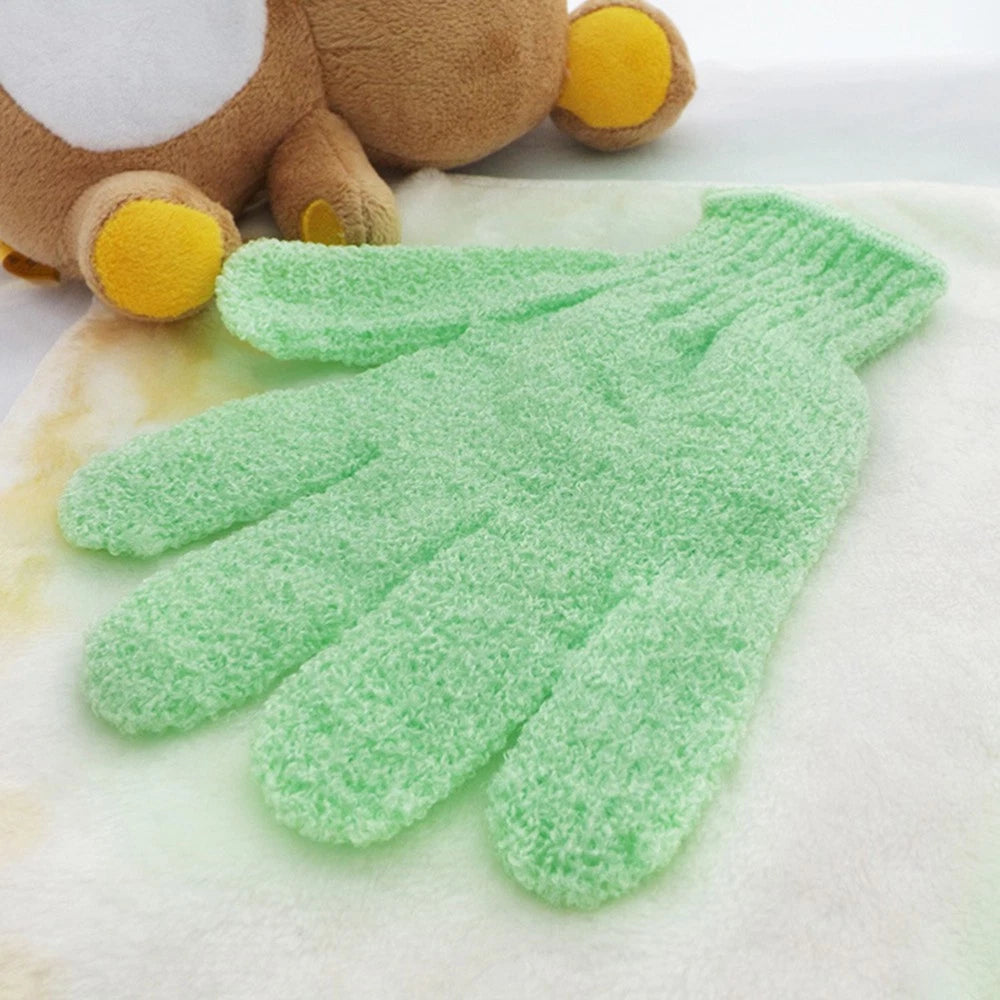 5 Pairs Bath Gloves Exfoliate Body Exfoliator Exfoliating Scrubber