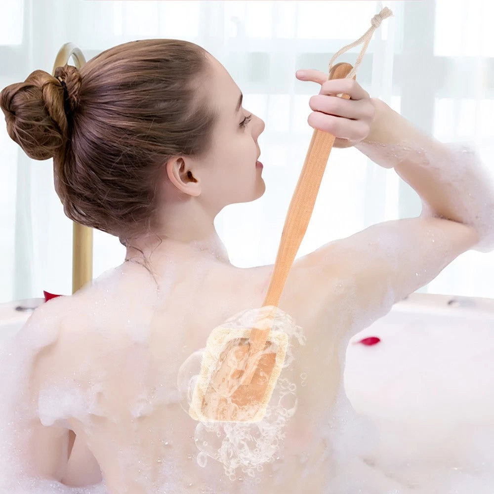 Back Massage Brush Scrubbing for Shower Scrubber with Long Handle Bath Body