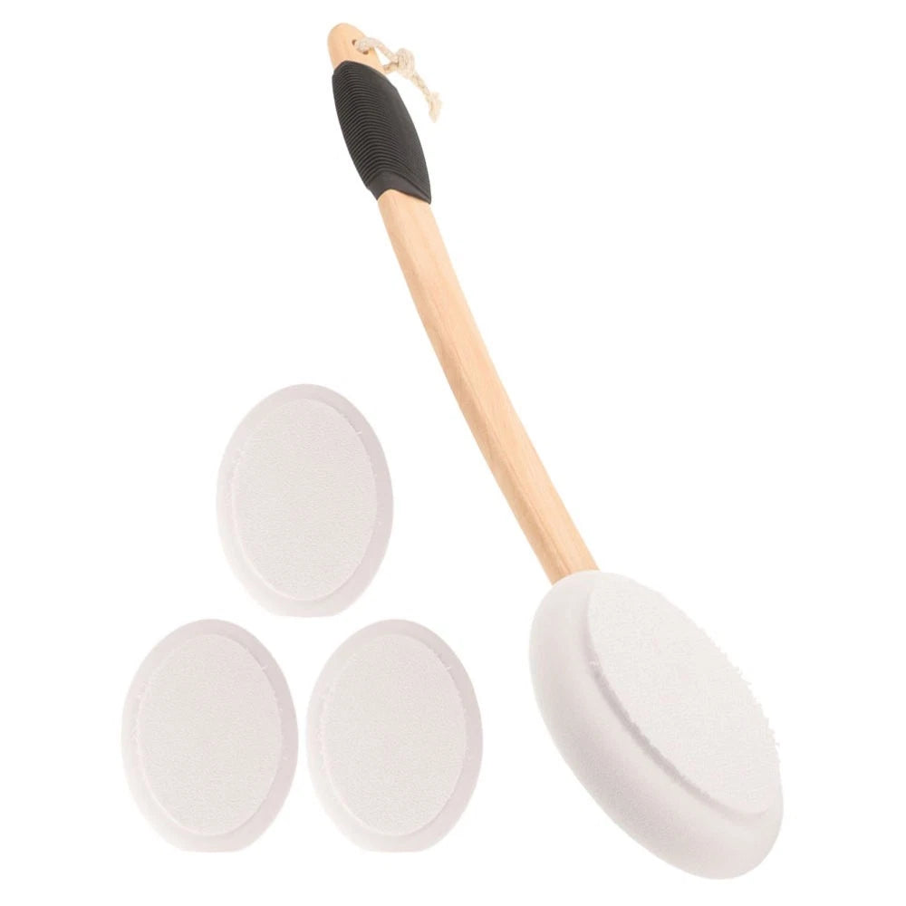 Anti- Bath Brush Set Body Lotion Applicator for Back Baby Cream