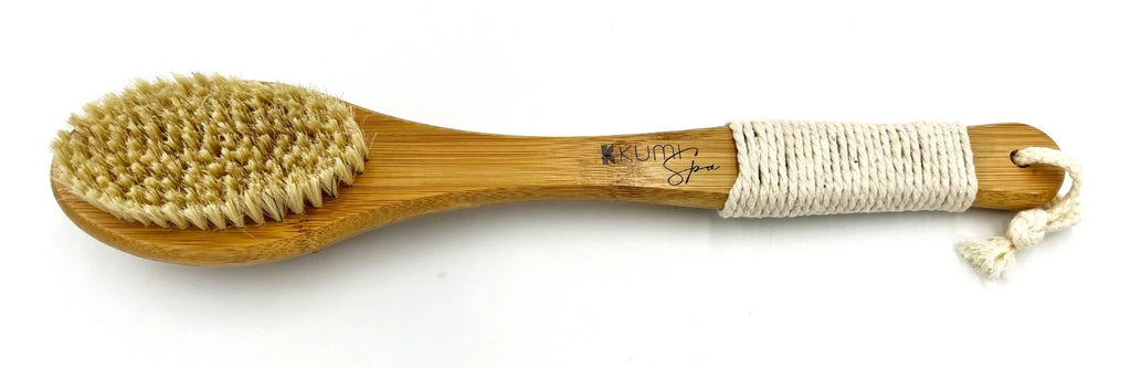 Body Brush Skin Exfoliating Massager Bath Shower Back Scrubber Natural Bristles