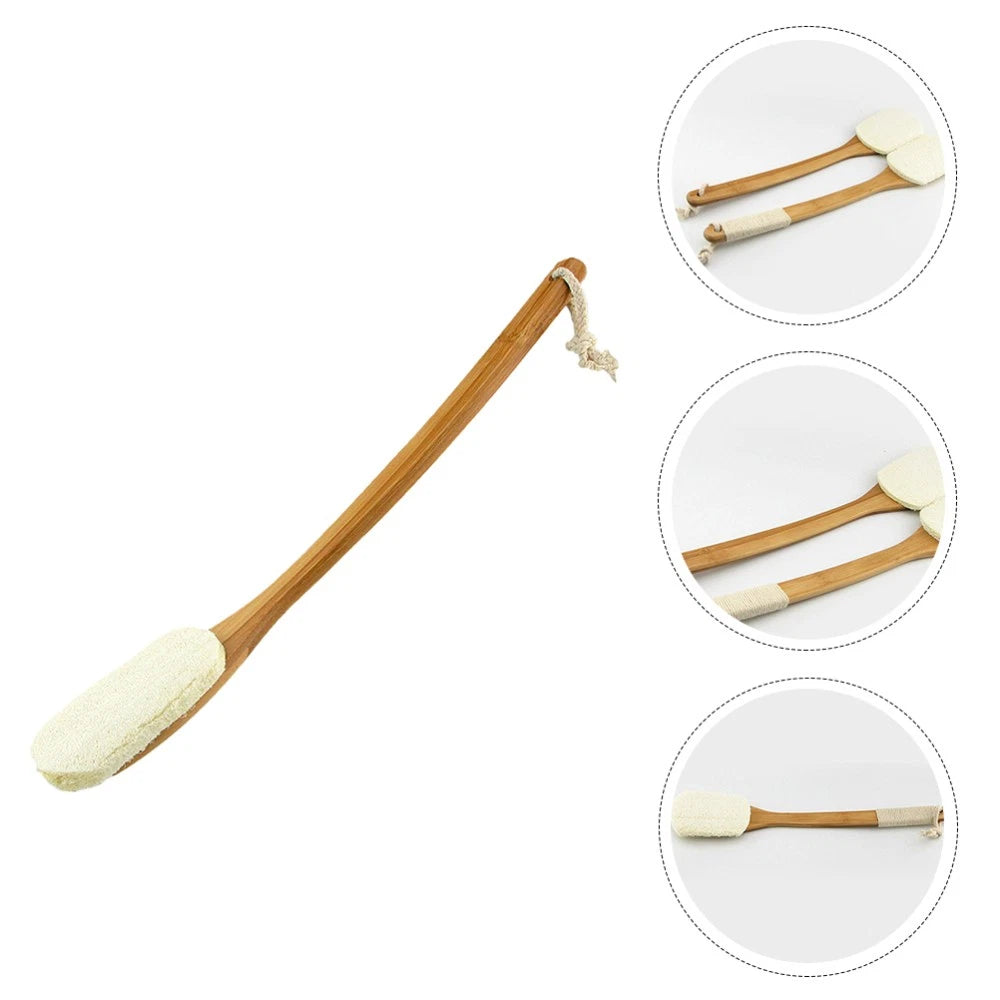 Loofah Bath Brush Shower Exfoliating Bathtub Scrubber Man Practical Long Handle