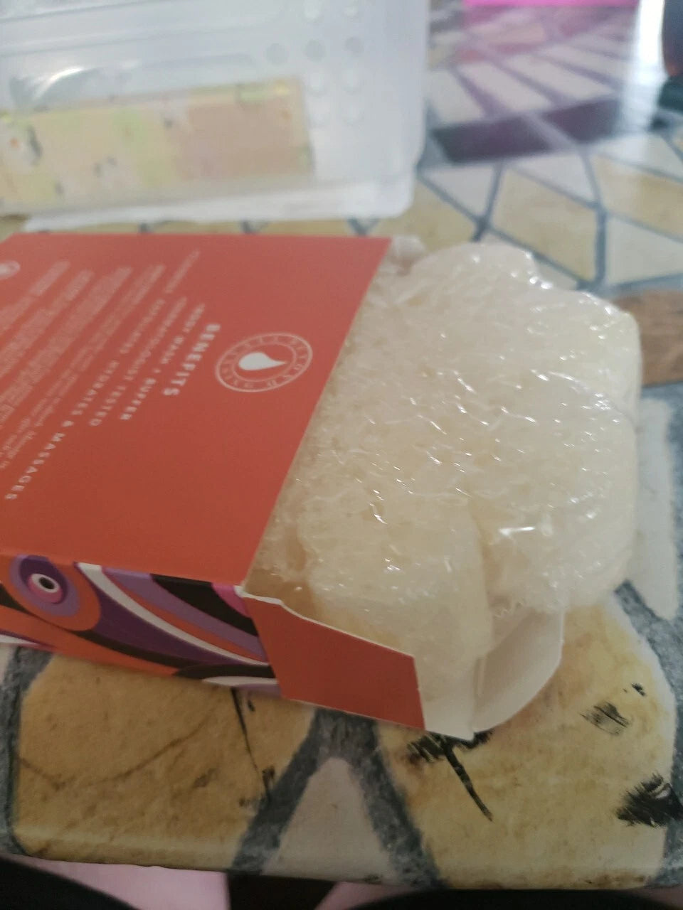 Spongelle Blood Orange Sorbet body wash infused buffer