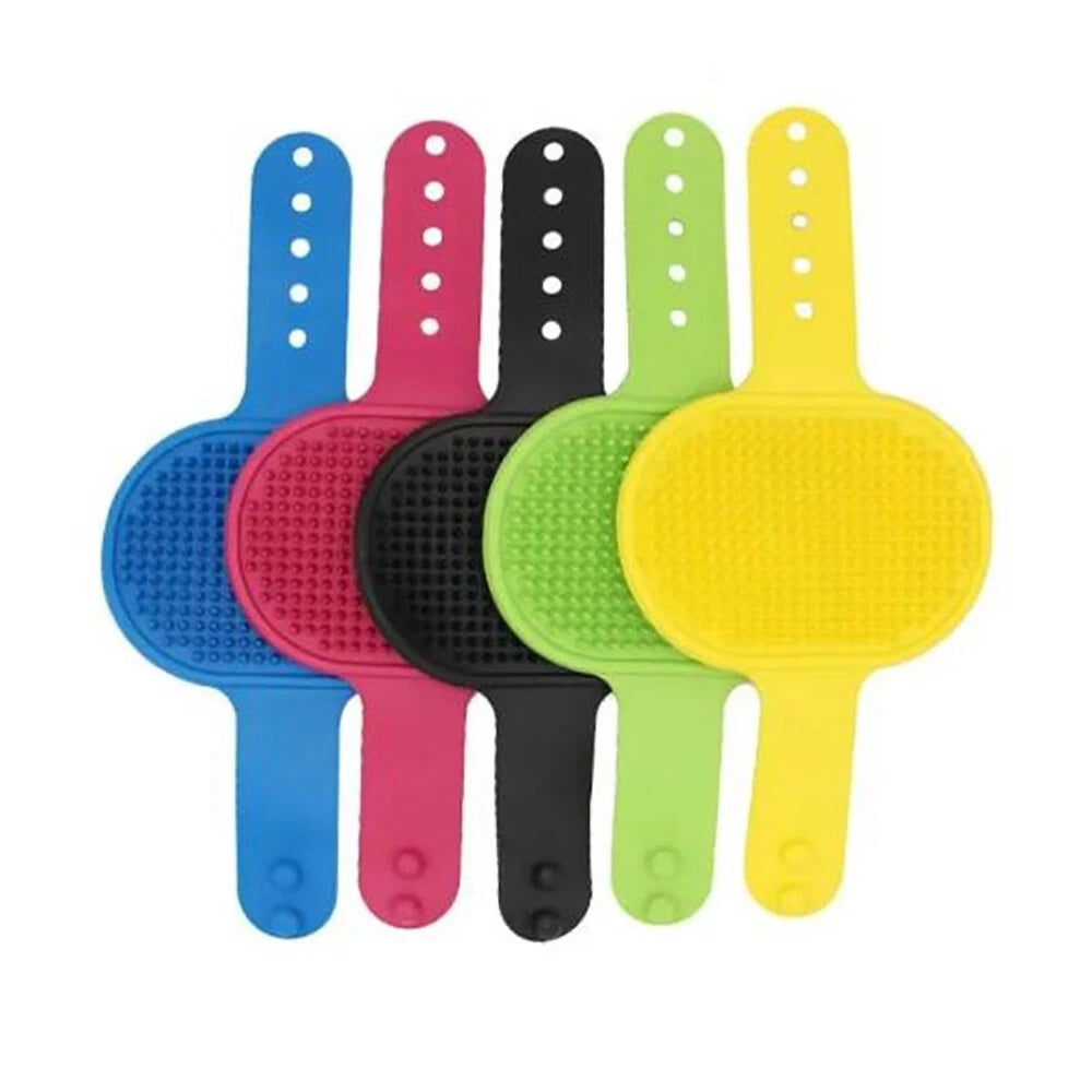 Brand New Dog Bath Brush, Aoche Pet Bath Comb Brush Soothing Massage Rubber Comb