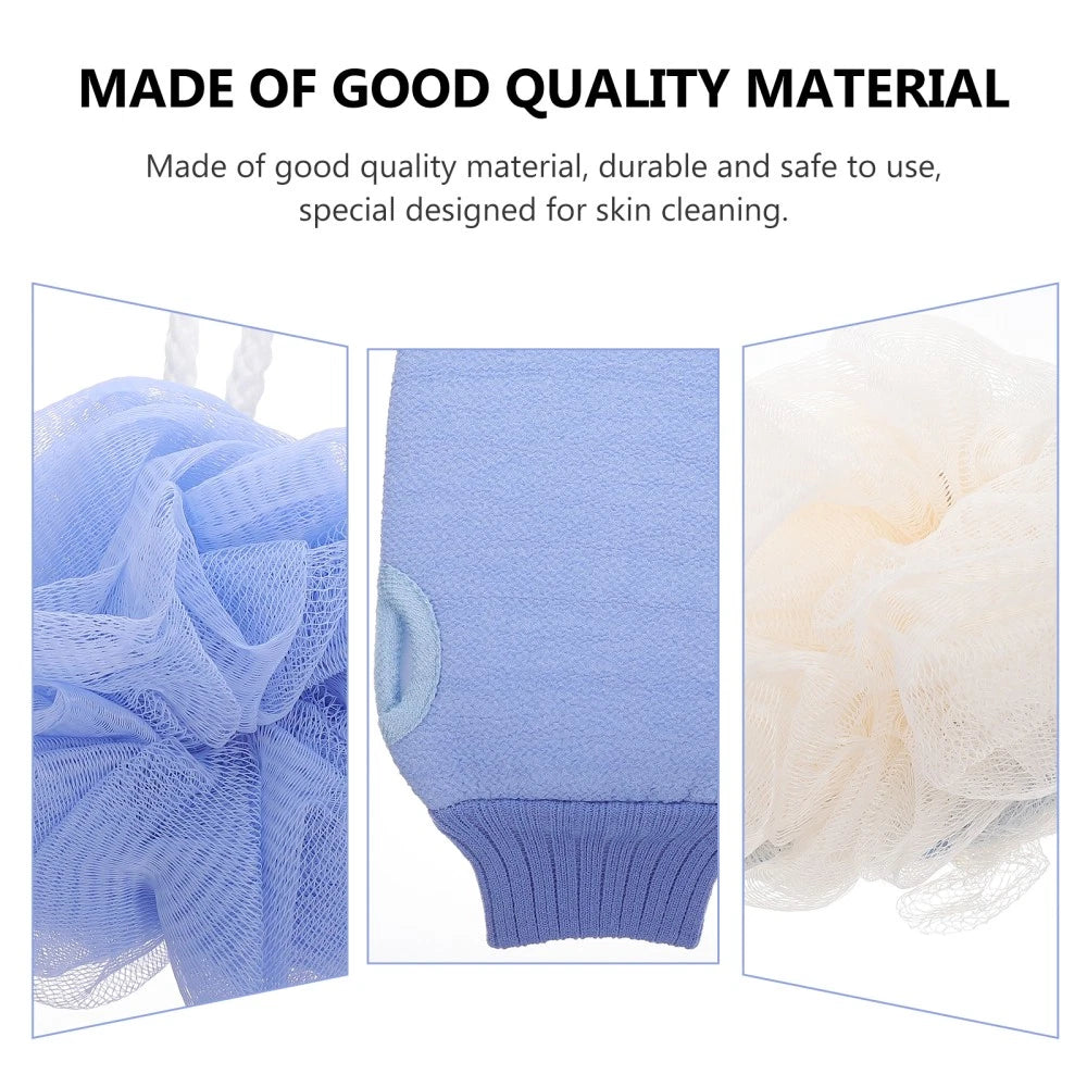 Back Rub Artifact Elderly Long Handle Bath Brush Shower Scrubber