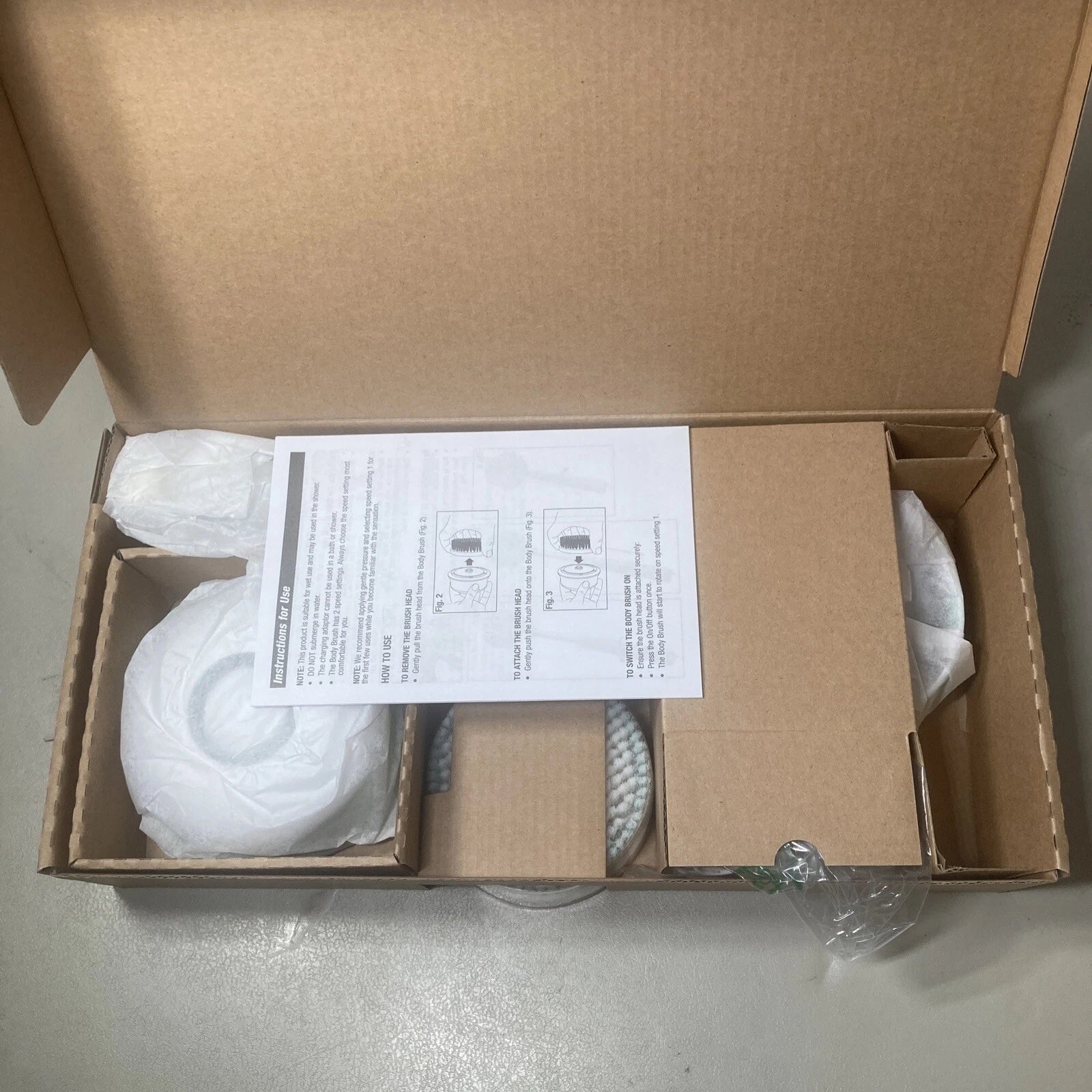 Remington Reveal Rechargeable Rotating Electronic Body Brush with 2 speeds