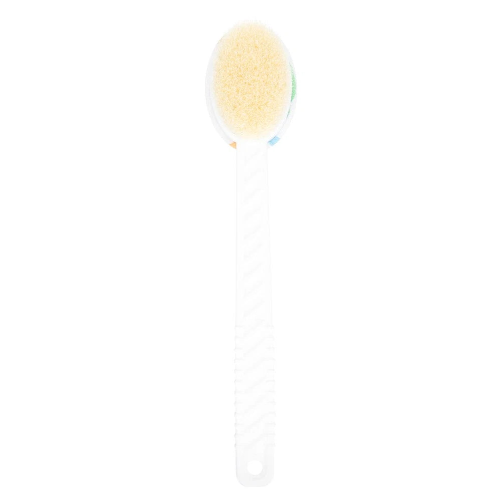 Double-head Shower Brush Man Skin Exfoliating Back Washing Bath Scrubber