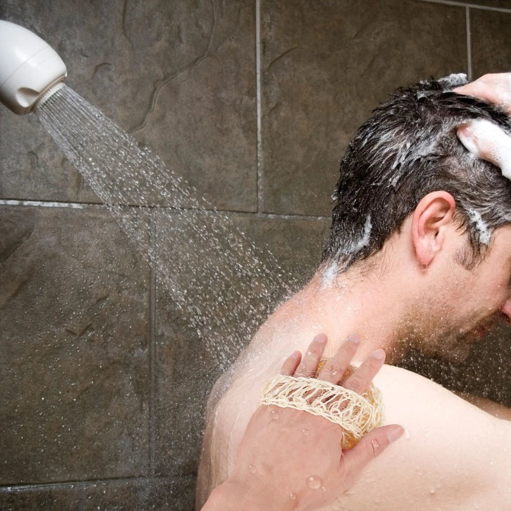 2 Pcs Sisal Bath Brush Man Mother Body Scrubber Bathing Accessories