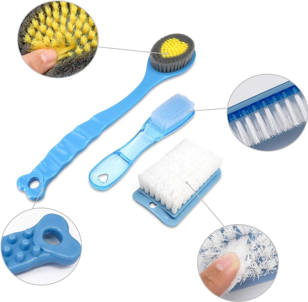 Bath Brush with Long Handle,Back Cleaning Brush,Back Scrubber -Bath & Shower UK