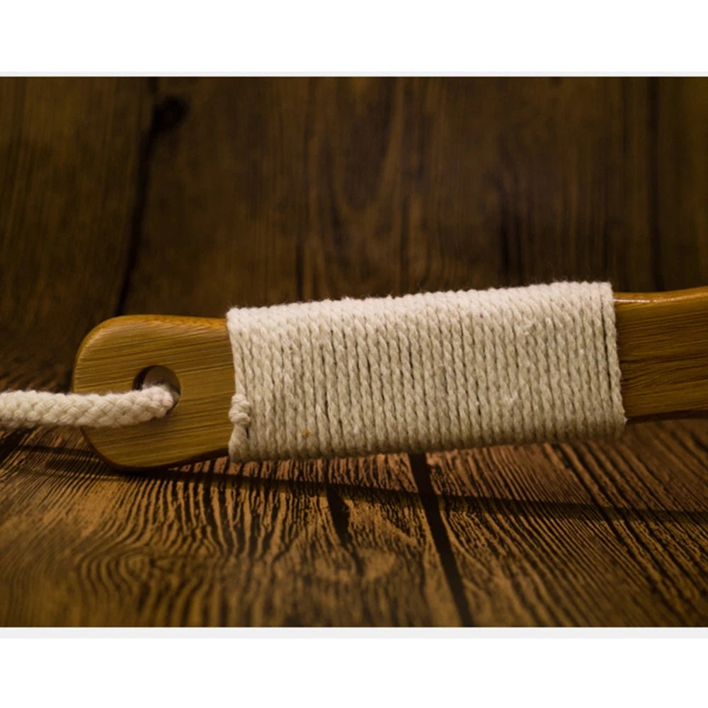 1pc Microfiber Bath Brush Long Handle Bath Scrubber Body Massage Brush Shower