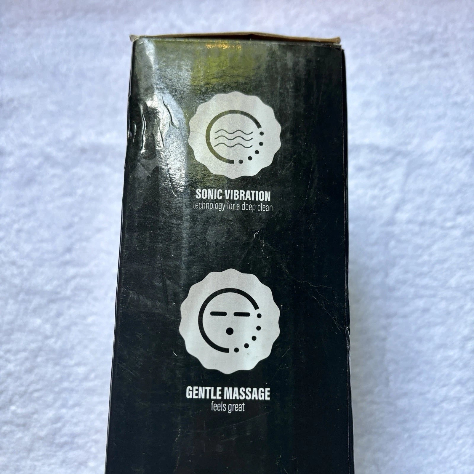 Sonic Scrubber Silicone Face & Body Brush Rechargeable Telescoping Handle New