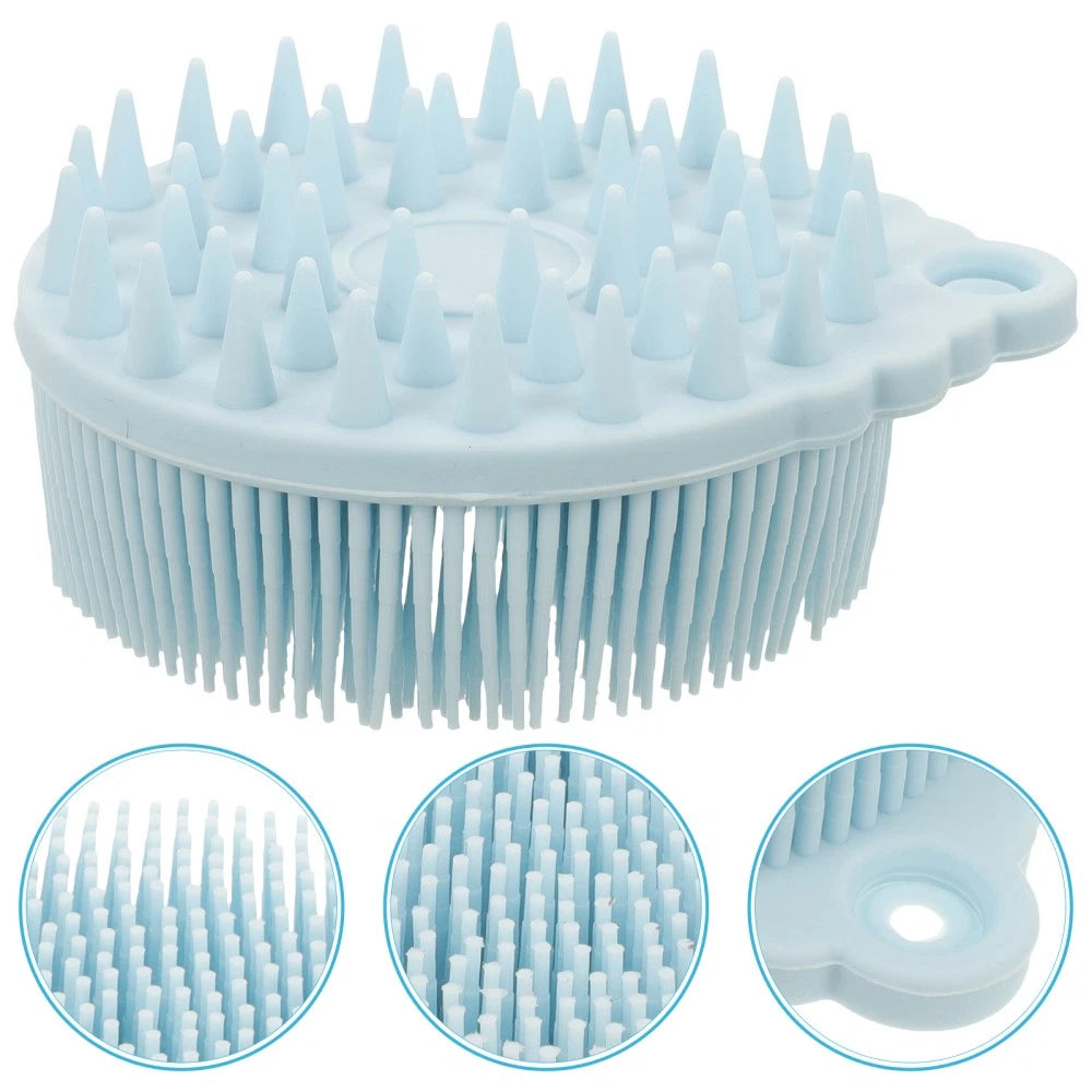 Bath Brush Child Hair Scrubber for Scalp Silicone Face Scrubbers