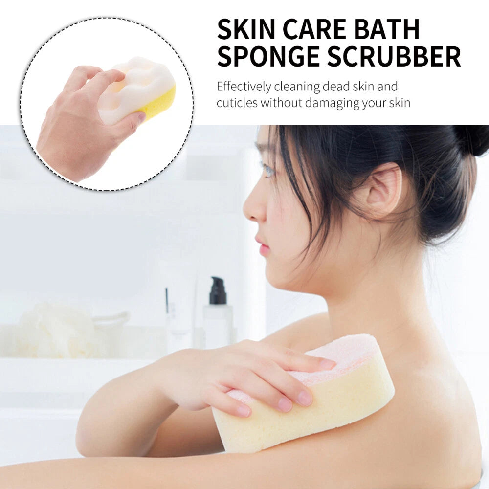 4PCS Shower Bath Brushes Bath Sponge Skin-Friendly Scrubbers Bathing Tools