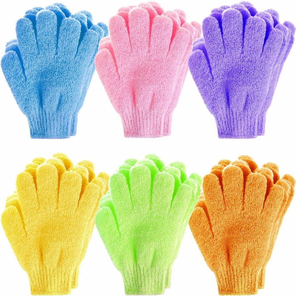 Five Fingers Bath Spa Towel Gloves Shower Body Wash Skin Scrubber Clean Brush