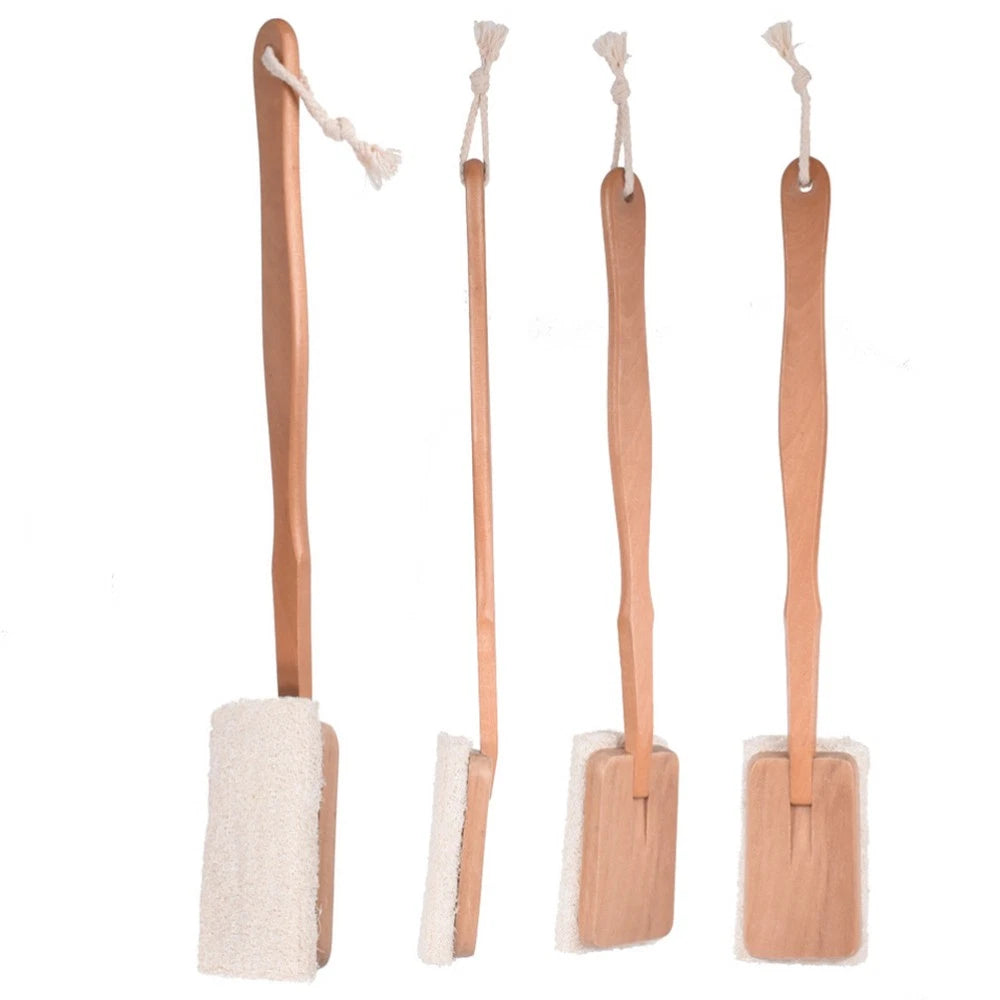 Loofah Bath Brush Natural Back Scrubber Exfoliating Body for Bathing