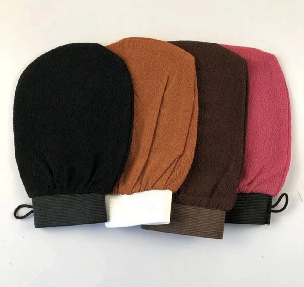 Body Deep Exfoliating Bath Glove | 4 Pack