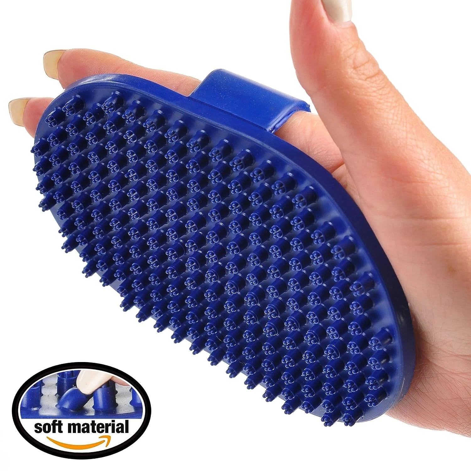 Dog Grooming Brush - Dog Bath Brush - Cat Grooming Brush - Dog Washing Brush - R