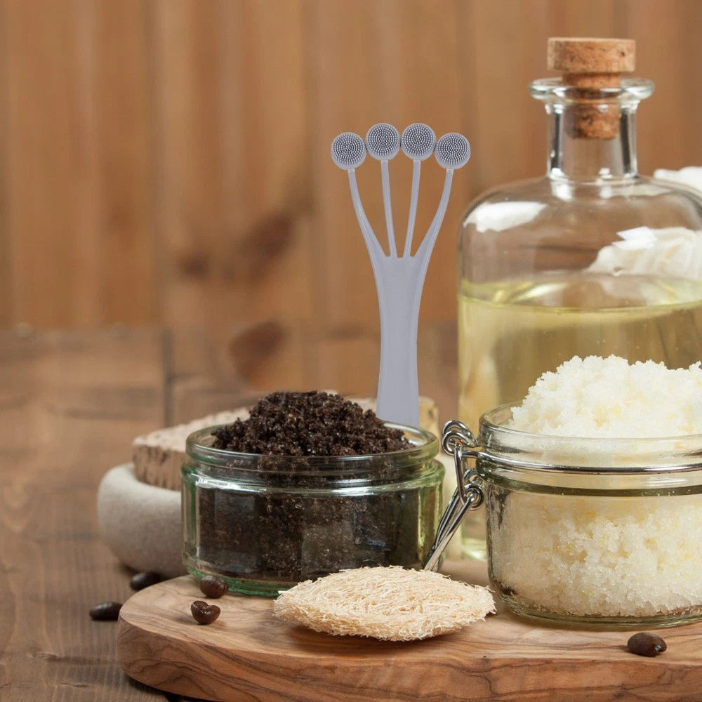 2 Pieces Exfoliating Bath Brush Back Scrubber for Shower Brushes