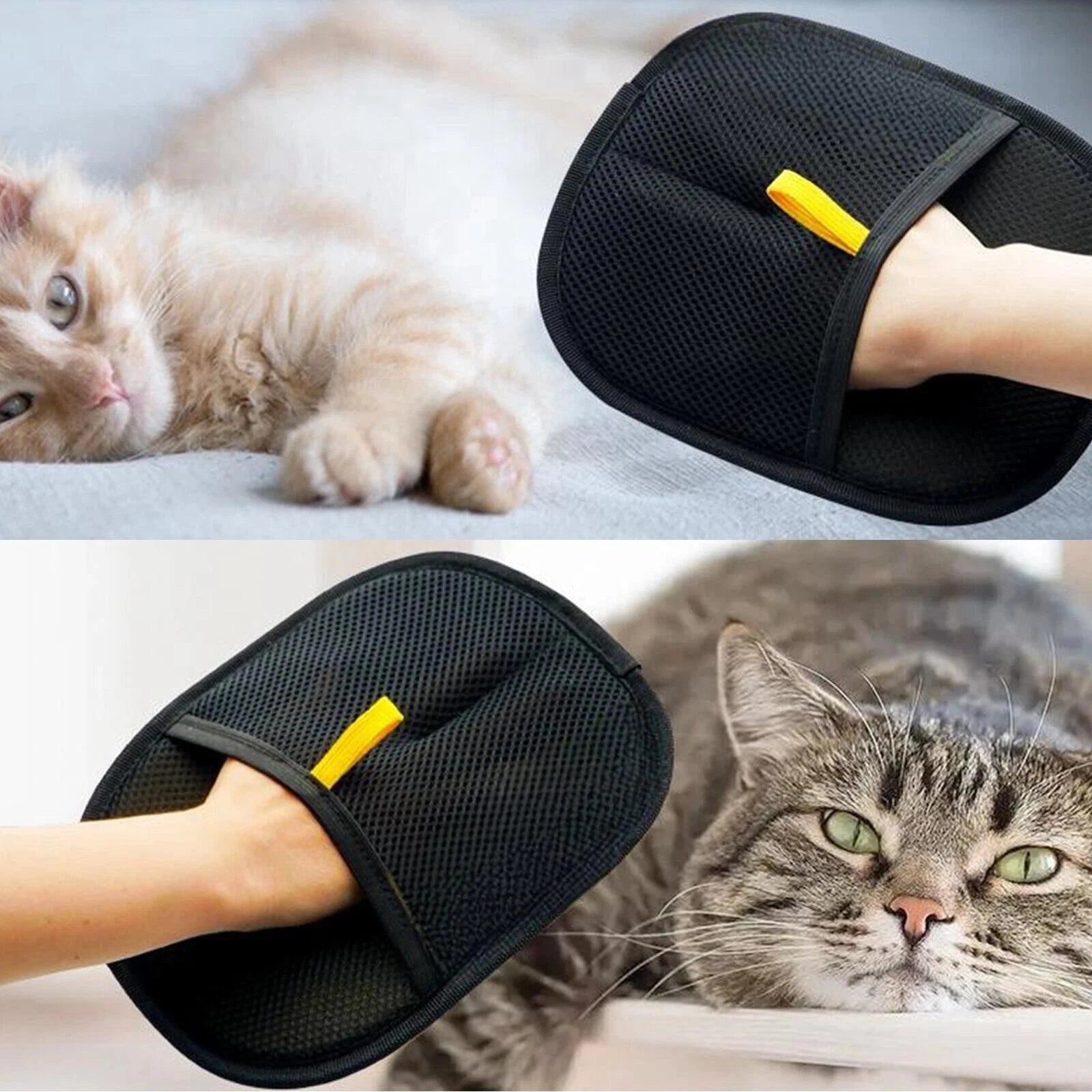 Touch Cleaning Brush Magic Gloves, Pet Dog Cat Massage Hair Removal Bathing Comb